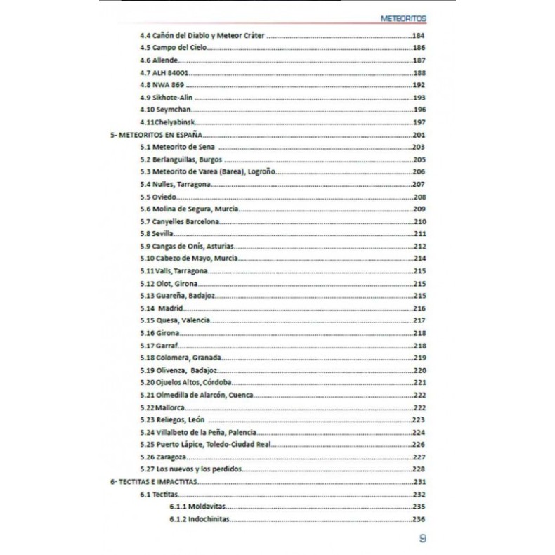 Livre Météorites. Introduction et... Livre Météorites. Introduction et...