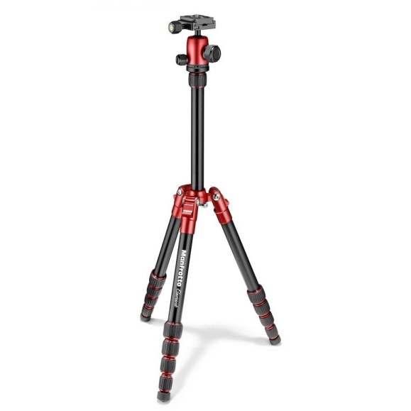Manfrotto Trépied Element Traveller Small Alumunium Red