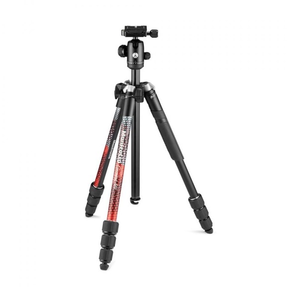 Manfrotto Trépied Element MII Aluminium Rouge