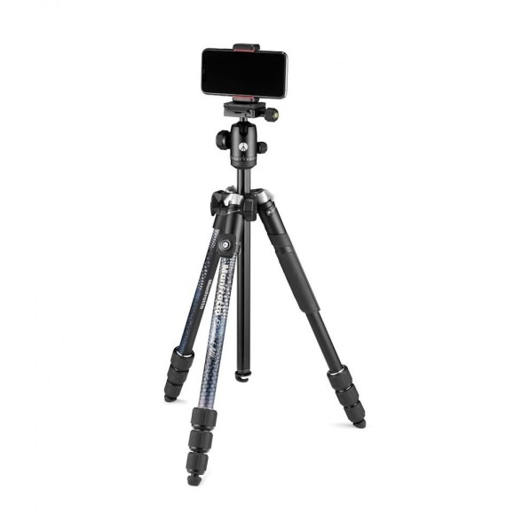 Tripod Element MII Mobile BT Alu Black (avec pince pour smartphone et télécommande Bluetooth)