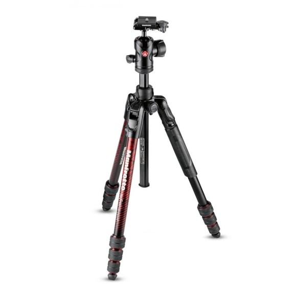 Manfrotto Trépied Befree Advanced Aluminium / Rouge