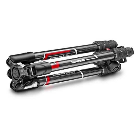 Manfrotto Trépied Befree GT twist lock carbone Noir