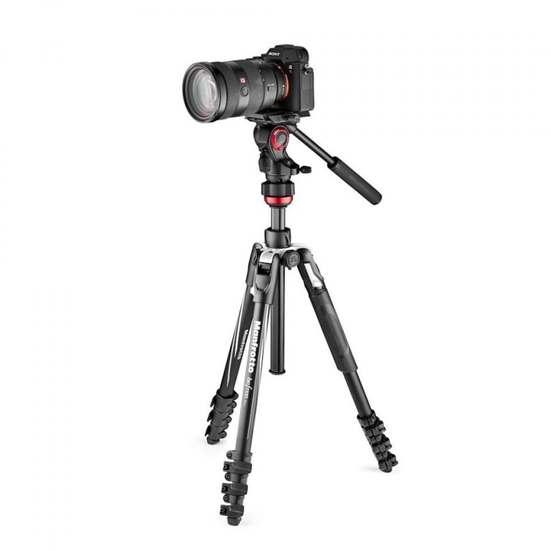 Trépied Manfrotto Trépied à levier en aluminium Befree Live Meilleur prix  et service sur telescopiomania.com