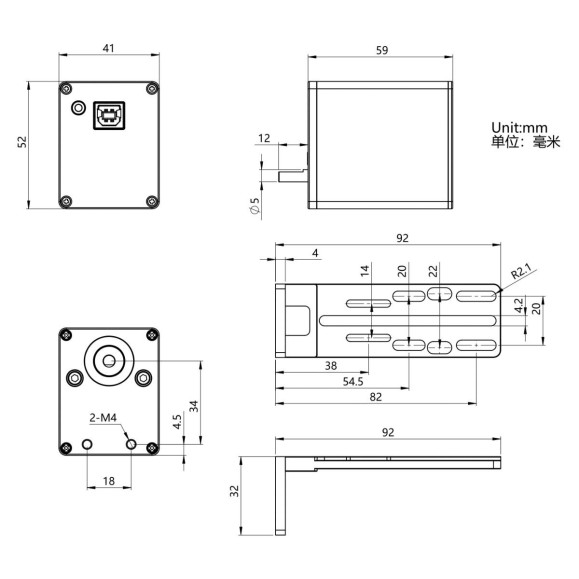 ZWO Moteur de mise au point EAF version avancée