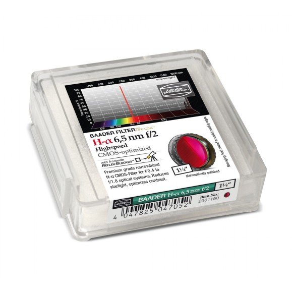 6.5nm Filtres Baader H-alpha Highspeed Ø 1¼" optimisés pour CMOS