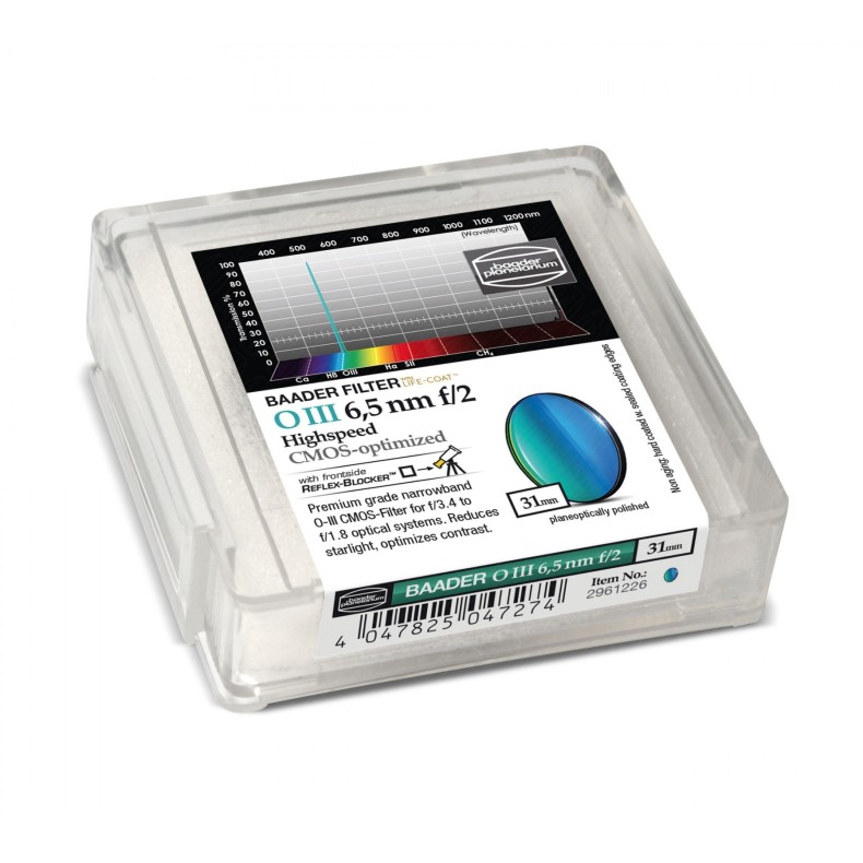 Filtre Baader O-III Highspeed 6.5nm... Filtre Baader O-III Highspeed 6.5nm...
