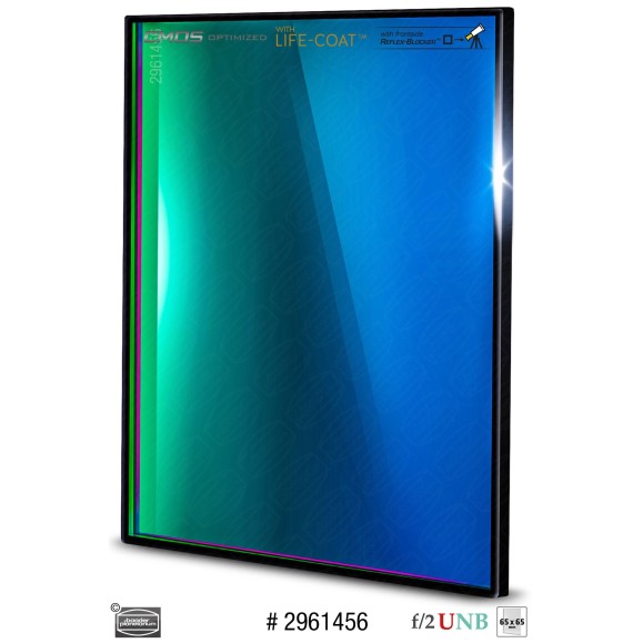 Filtre Baader O-III Ultra-Highspeed 4nm 65x65 mm optimisé par CMOS