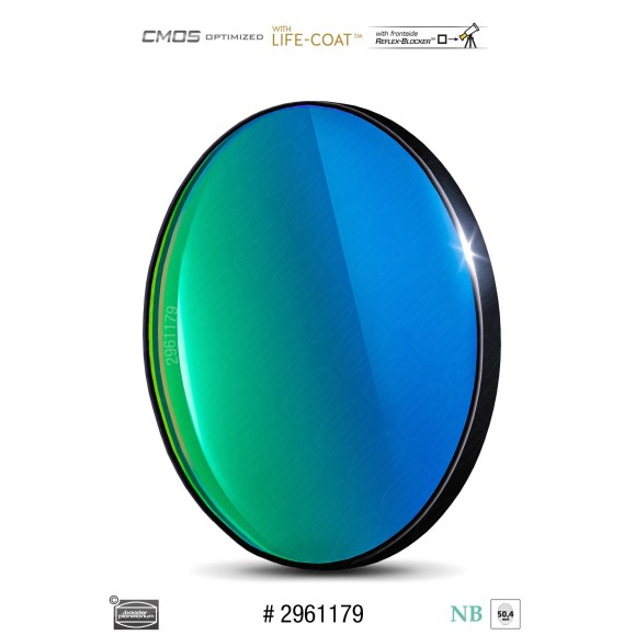 Filtre Baader O-III Narrowband 6,5nm Ø 50,4 mm optimisé pour CMOS