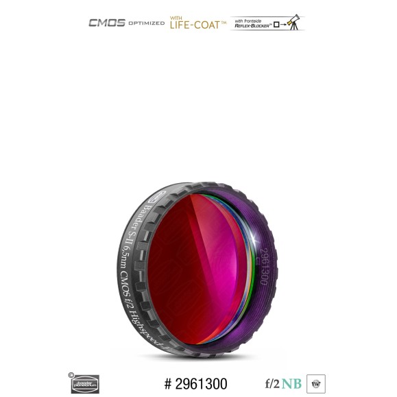 Filtre Baader S-II Highspeed 6,5nm Ø 1¼" optimisé pour CMOS