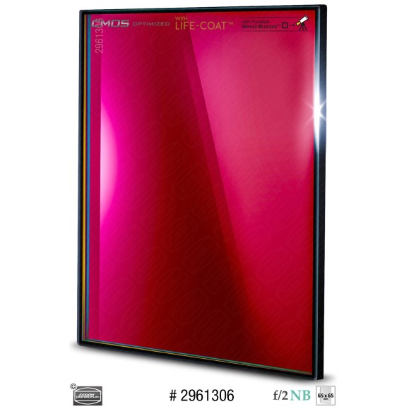 Filtre CMOS optimisé Baader S-II Highspeed 6,5nm 65x65 mm