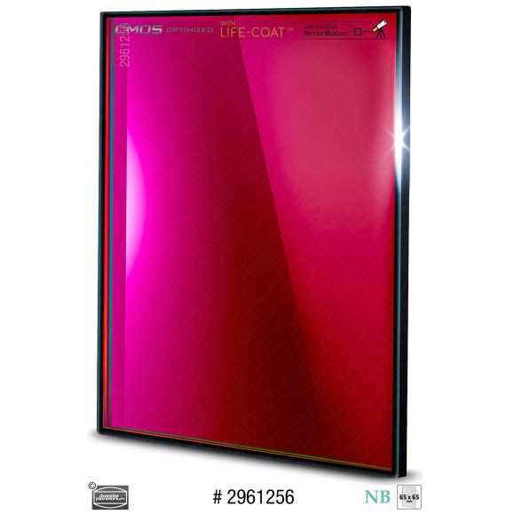 Filtre Baader S-II Narrowband 6.5nm 65x65 mm optimisé pour CMOS