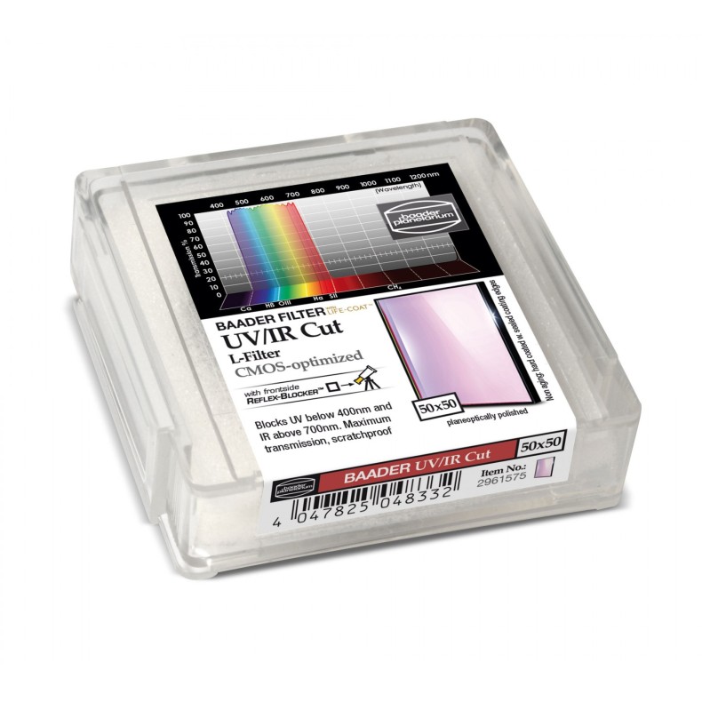 50X50 mm Filtre Baader UV/IR-Cut / L...