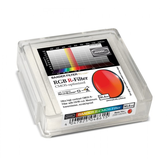 Filtre Baader RGB-R Ø 50,4 mm optimisé pour CMOS