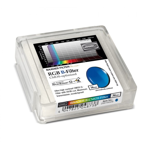 Filtre Baader RGB-B 36 mm Ø optimisé pour CMOS