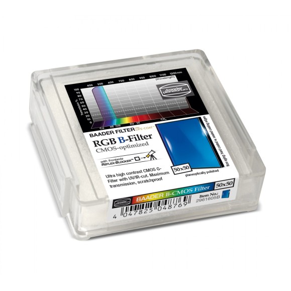 Filtre Baader RGB-B 50x50 mm optimisé pour CMOS