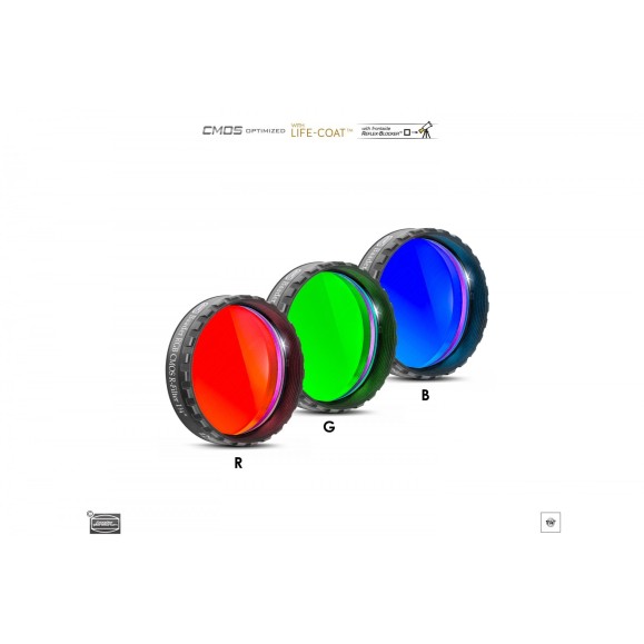 Jeu de filtres 1¼" Baader RGB Ø optimisés pour CMOS