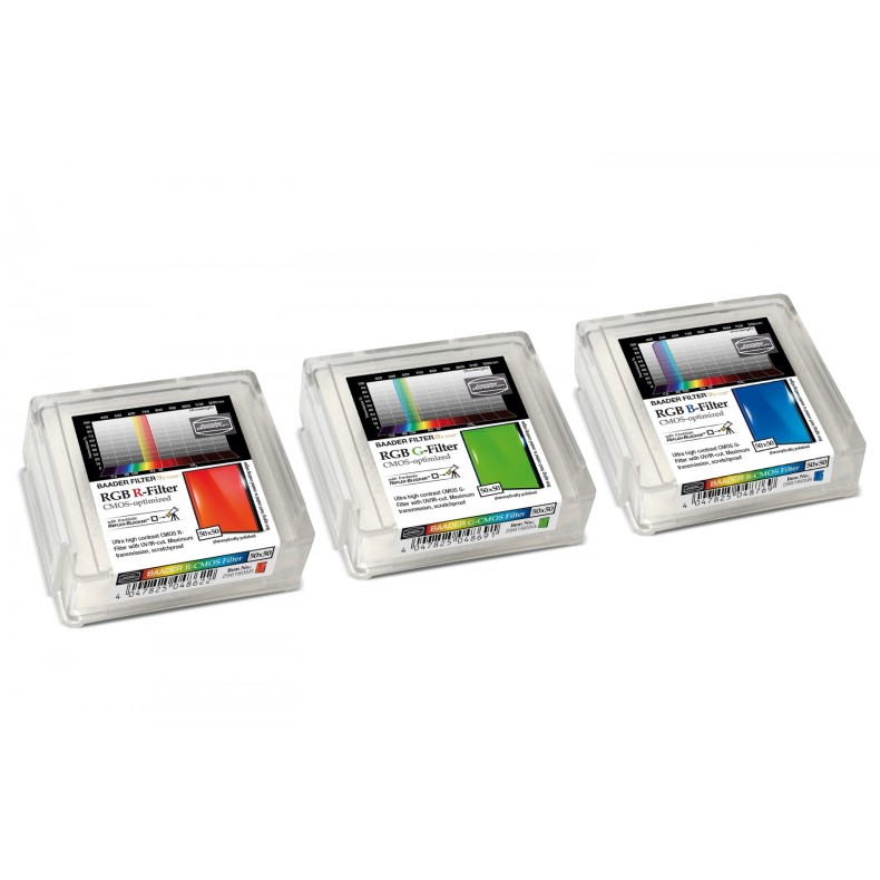 Jeu de filtres Baader RGB 50x50 mm... Jeu de filtres Baader RGB 50x50 mm...