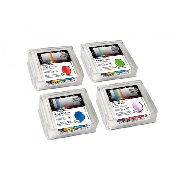 Jeu de filtres LRGB Ø Baader de 31 mm optimisés pour CMOS