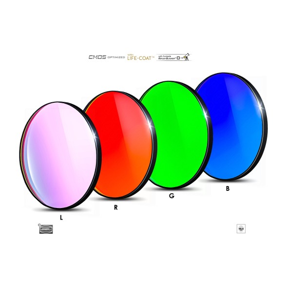 50,4 mm Jeu de filtres LRGB Baader Ø 50,4 mm optimisé pour CMOS