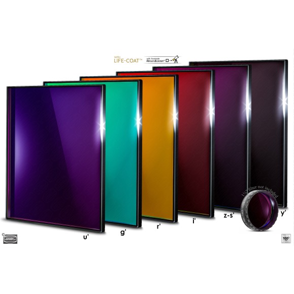 Jeu de filtres photométriques 100x100 mm² SLOAN Baader Planetarium