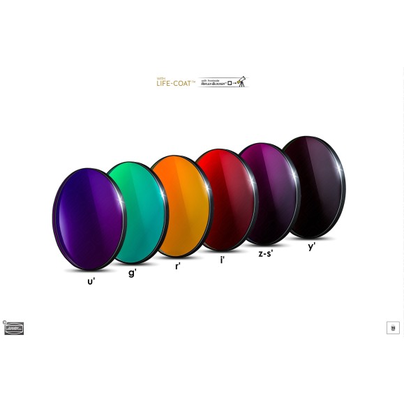 Jeu de filtres photométriques Ø 36 mm SLOAN Baader Planetarium