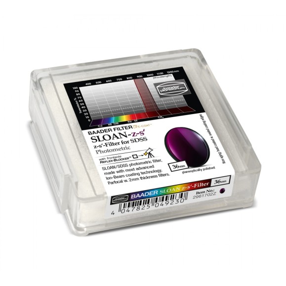 Filtre photométrique Ø 36 mm SLOAN-z-s Baader Planetarium