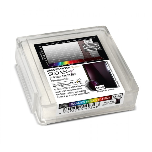 Filtre photométrique 65x65 mm² SLOAN-y Baader Planetarium