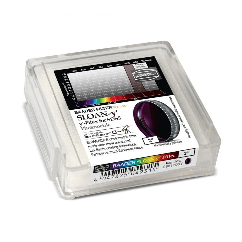 Filtre photométrique Ø 2" SLOAN-y... Filtre photométrique Ø 2" SLOAN-y...
