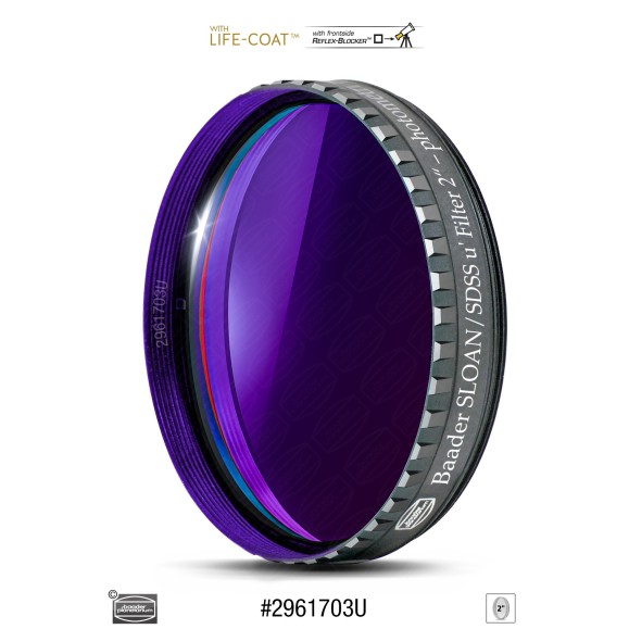 Filtre photométrique Ø 2" SLOAN-u Baader Planetarium