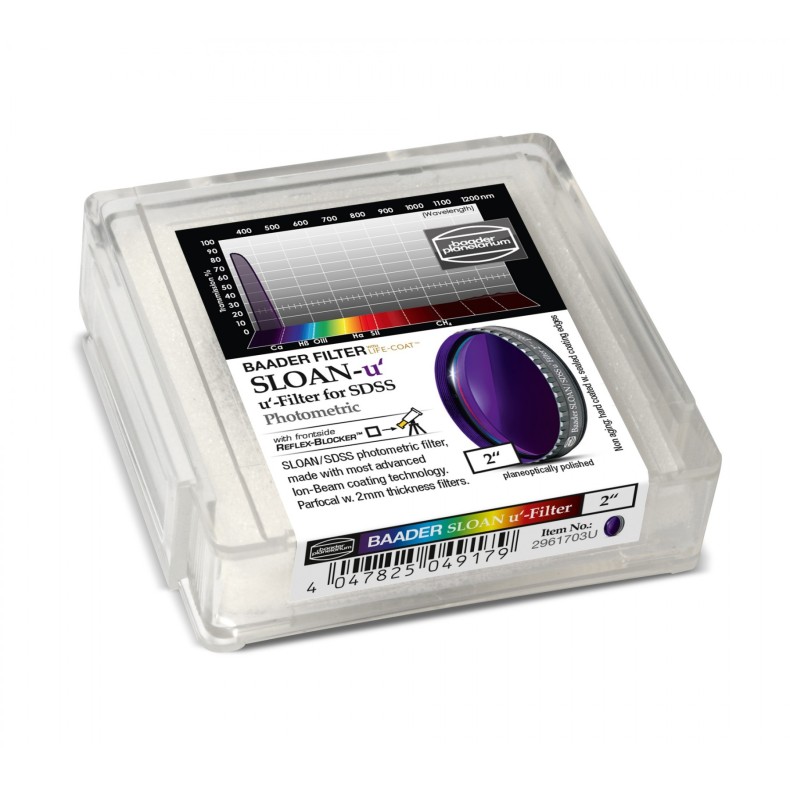 Filtre photométrique Ø 2" SLOAN-u... Filtre photométrique Ø 2" SLOAN-u...