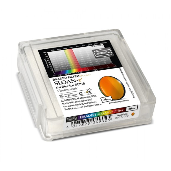 Filtre photométrique Ø 36 mm SLOAN-r Baader Planetarium