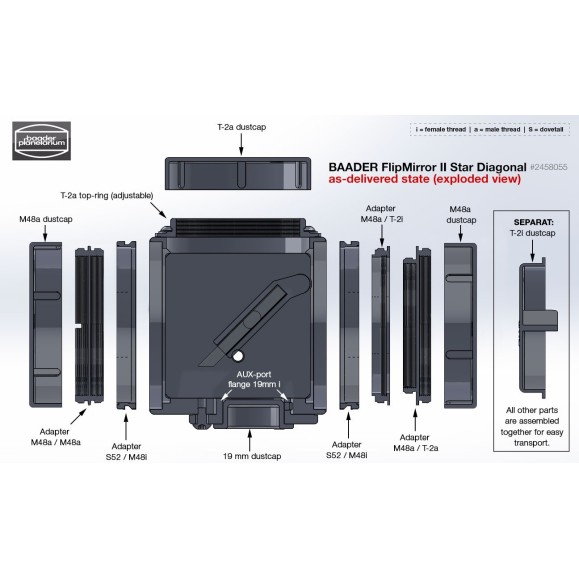 Miroir à bascule II par Baader Planetarium