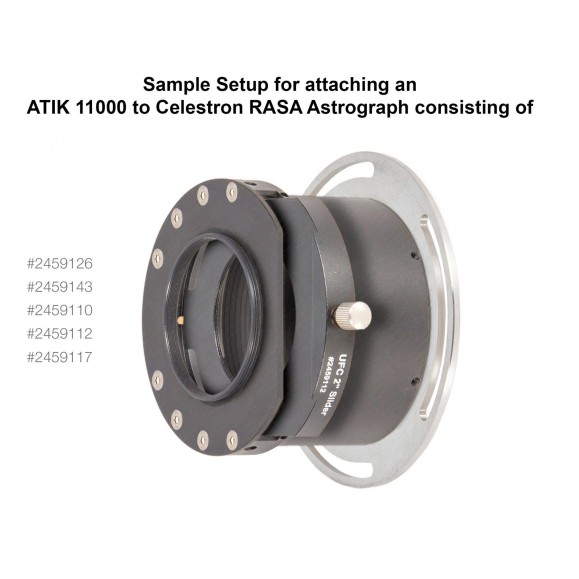 Adaptateur en queue d'aronde S70 de Rasa 11" au tube UFC Baader Planetarium