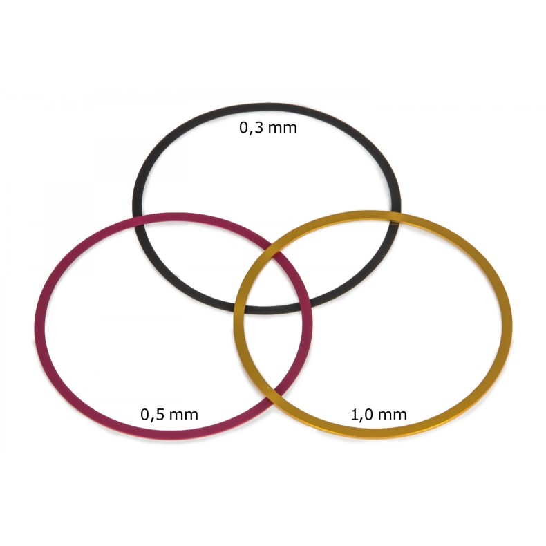 Bague d'écartement Ø M68 de 0,3 mm...