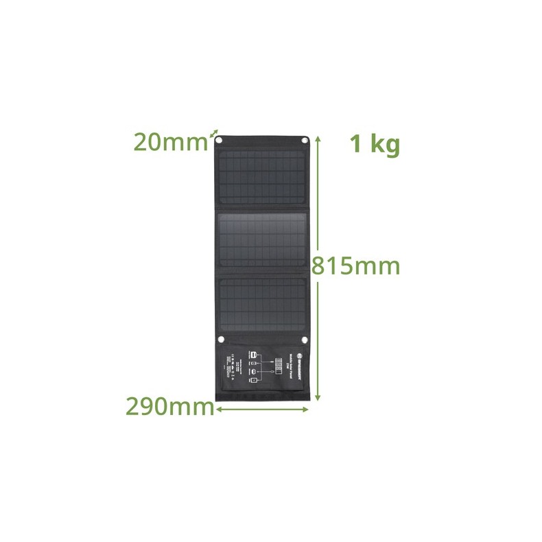 Bresser Panneau solaire portable 21W...