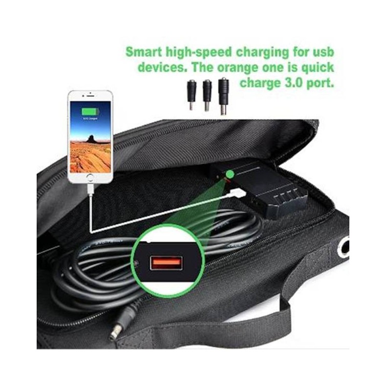 Bresser Panneau solaire portable 90W...