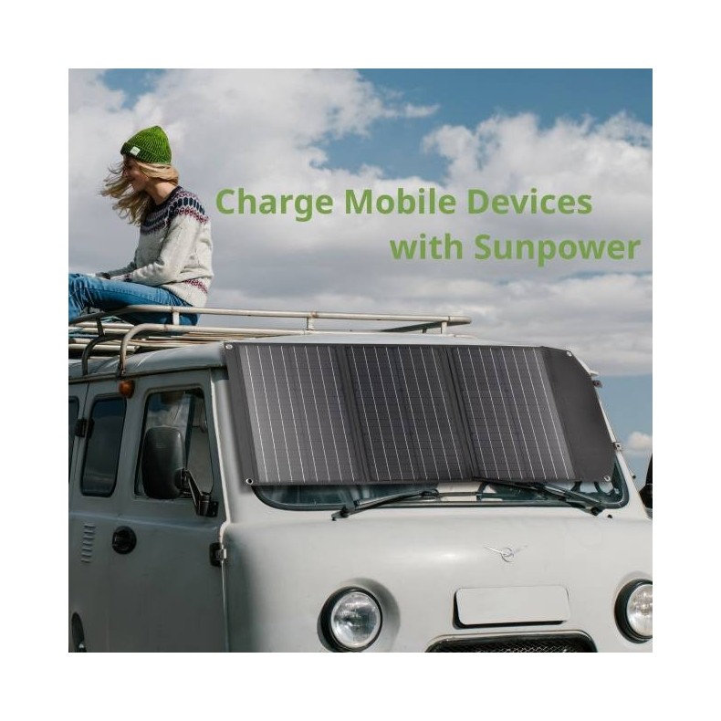 Bresser Panneau solaire portable 90W...