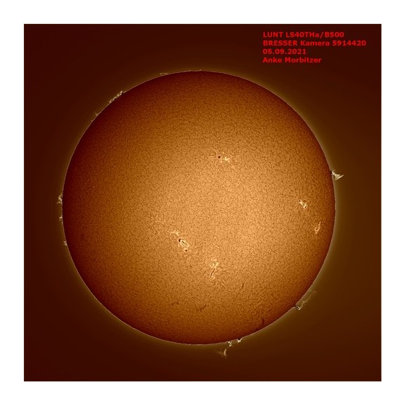 Télescope solaire H-alpha LUNT LS40THa/B500