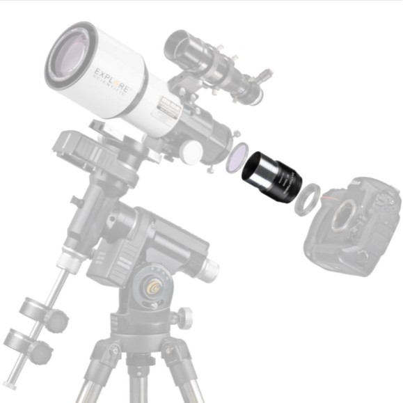 Niveleur de champ EXPLORE SCIENTIFICNiveleur de champ Zero X 2''/M48 pour ED80 et ED102 APO