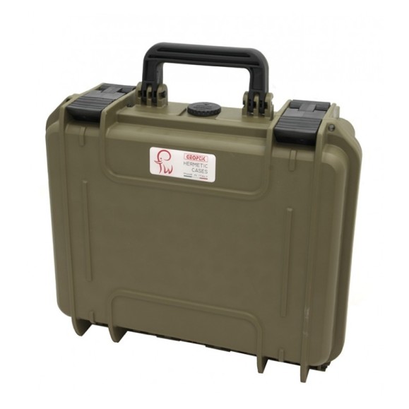 Geoptik Mallette de transport en plastique Elephant Green small