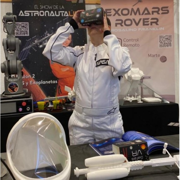 Astronauta Lili Lunettes de réalité virtuelle 360º pour explorer l'espace