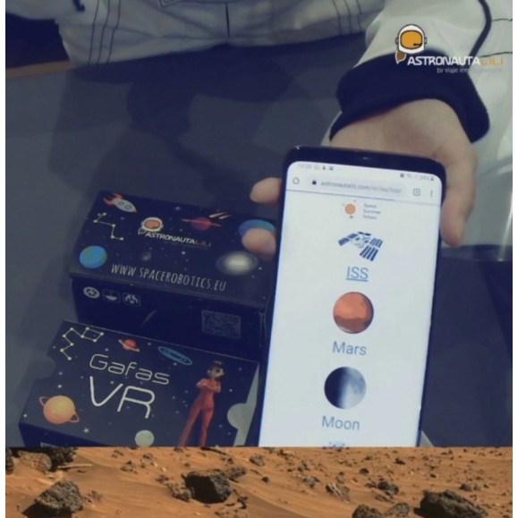 Astronauta Lili Lunettes de réalité virtuelle 360º pour explorer l'espace