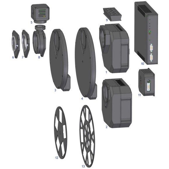 Caméra MORAVIAN C4-16000 avec refroidissement amélioré