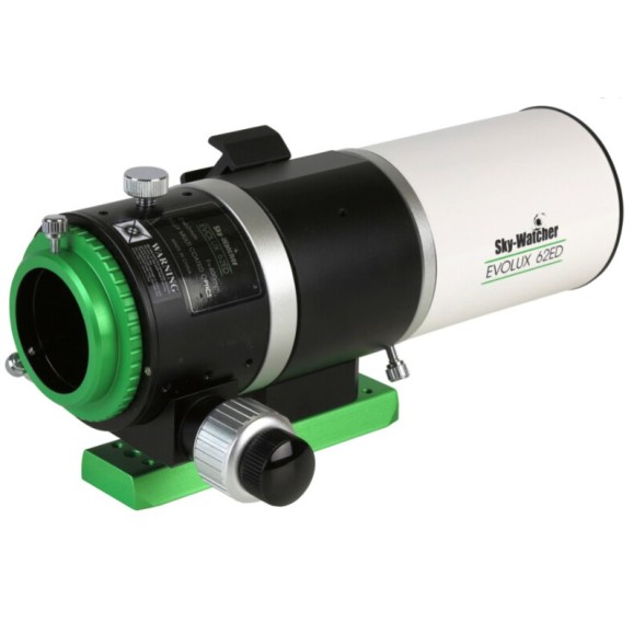 Réfracteur à tube optique SKYWATCHER EVOLUX 62ED avec étui