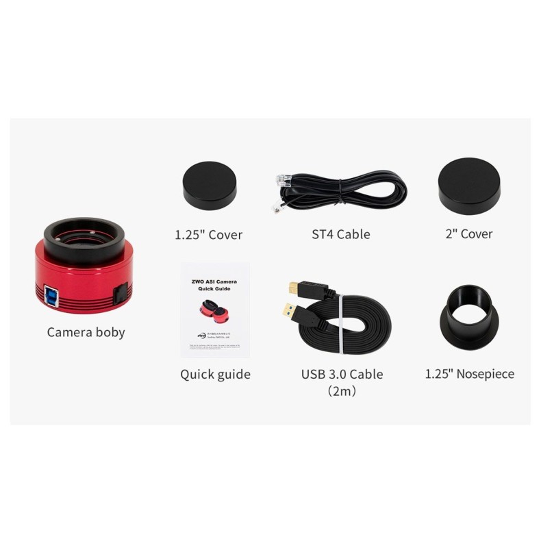 ZWO Caméra CMOS ASI585MC Couleur ZWO Caméra CMOS ASI585MC Couleur