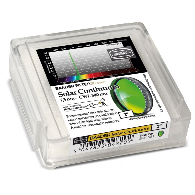 Filtre Baader Solar Continuum 7.5nm... Filtre Baader Solar Continuum 7.5nm...