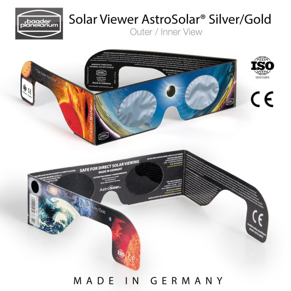 Lunettes d'éclipse solaire BAADER PLANETARIUM AstroSolar® Argent/Or 2459294