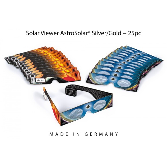 Lunettes d'éclipse solaire BAADER PLANETARIUM AstroSolar® Argent/Or 2459294