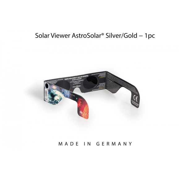 Lot de 10 lunettes d'éclipse solaire BAADER PLANETARIUM AstroSolar® Argent/Or 2459295