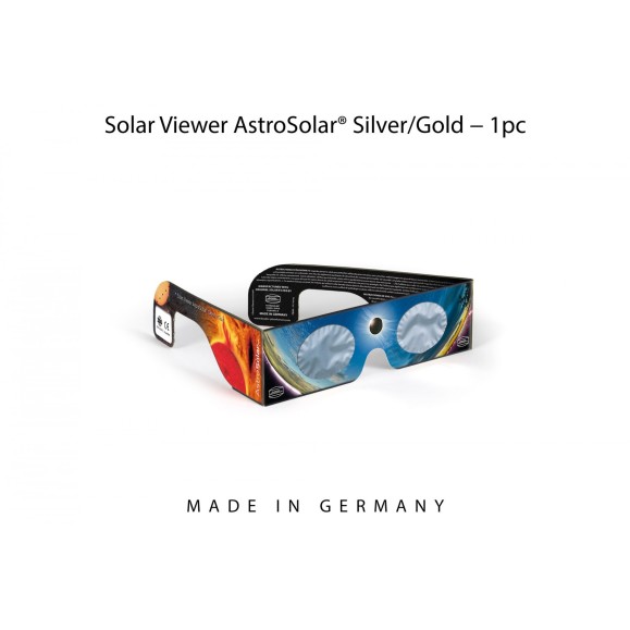BAADER PLANETARIUM Lunettes AstroSolar® pour éclipses solaires, paquet de 100, argent/or 2459297